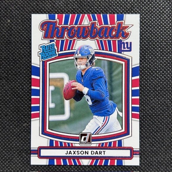 Jaxson Dart 2025 Panini Donruss Rated Rookie Throwback #41 New York Giants RC - Picture 1 of 2